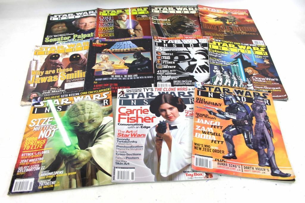 11 Star Wars Insider Magazines: 11 Star Wars Insider Magazines , early 2000's Lot B