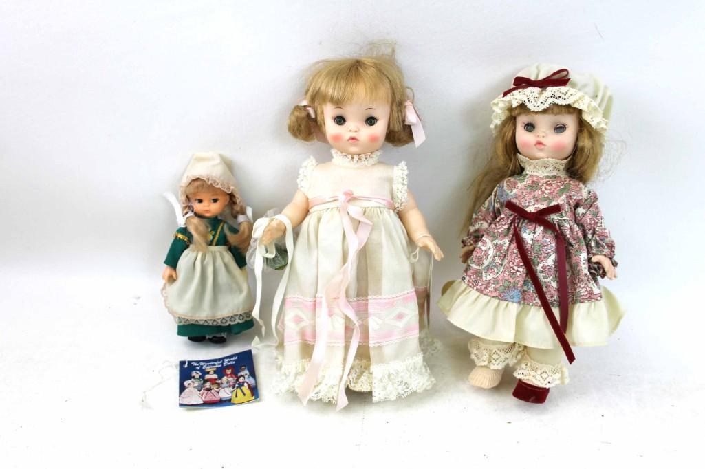 3 Effanbee Dolls incl Punkin , Goldilocks , etc (1 of 9)