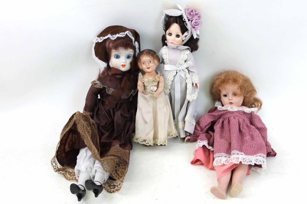 Lot of Dolls incl Vintage Ideal Doll (1 of 7)