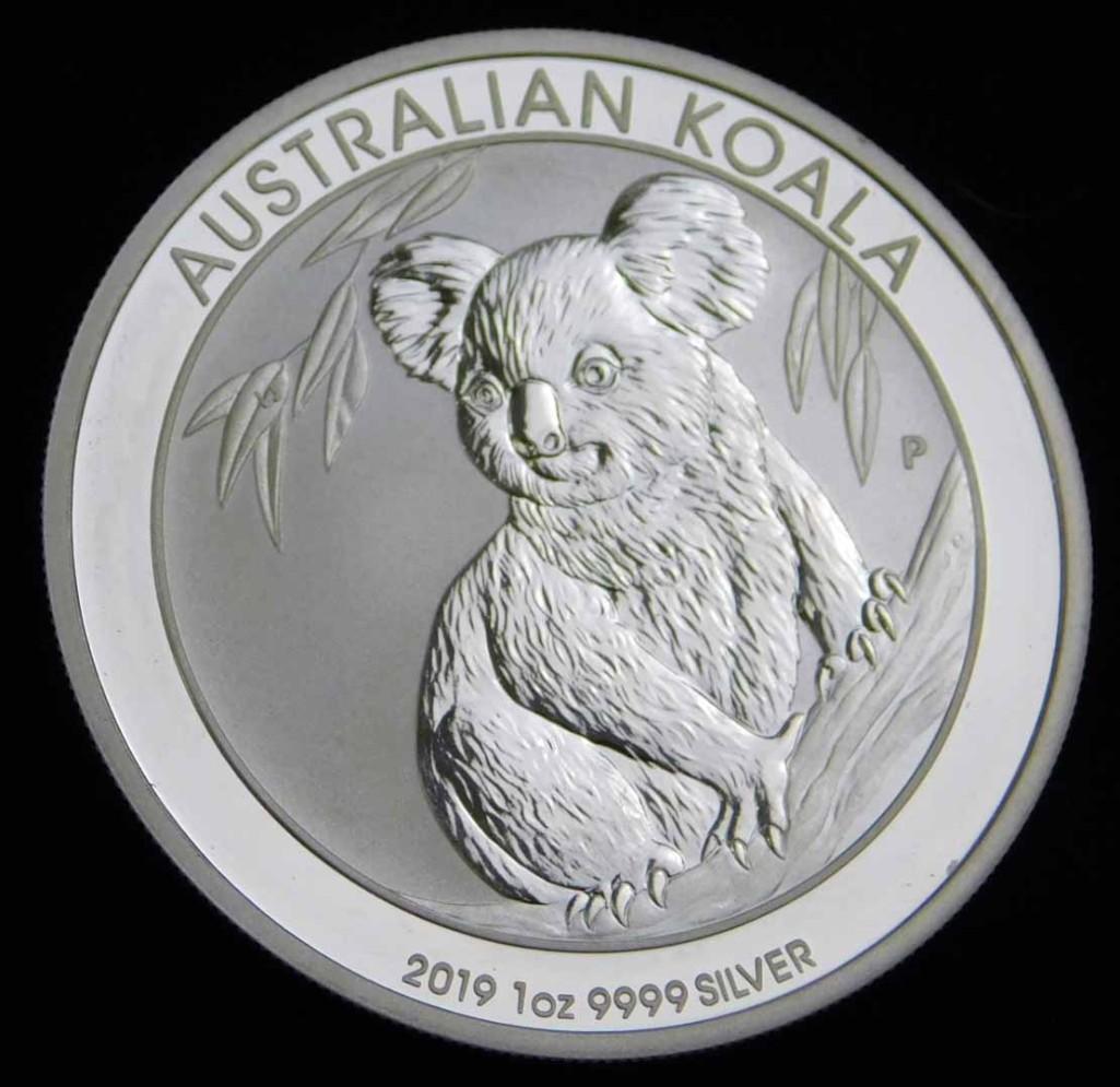 2019 BU Australian Koala Dollar 1 oz Silver Round (1 of 2)
