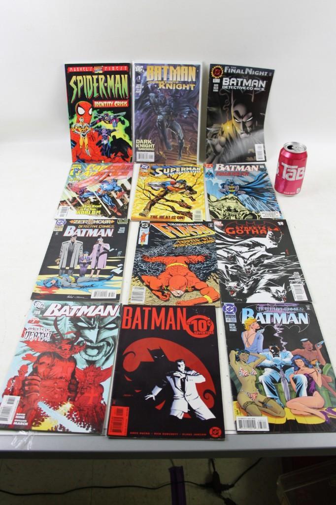 Lot of Comic Books including Spiderman, Batman, (1 of 6)