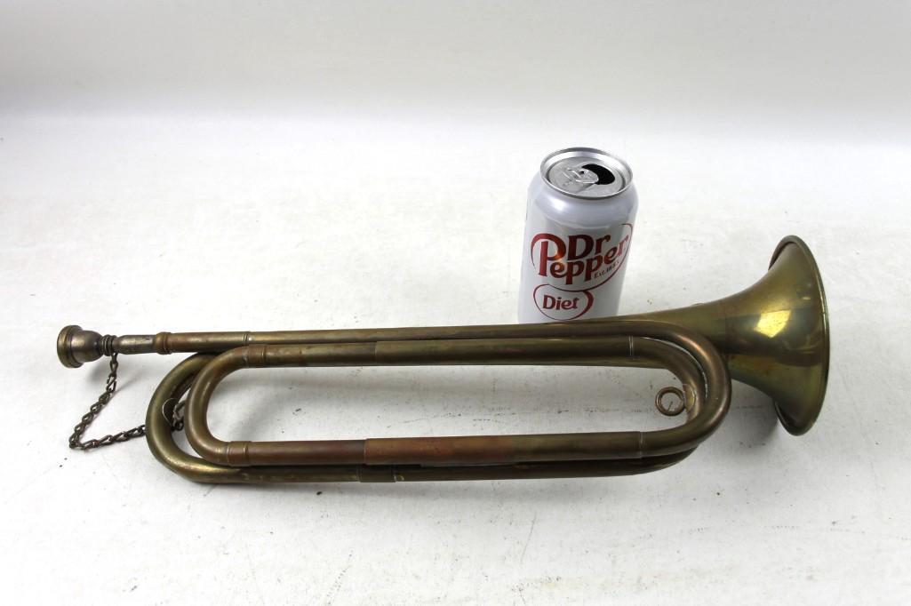 Vintage Brass Bugle (1 of 4)