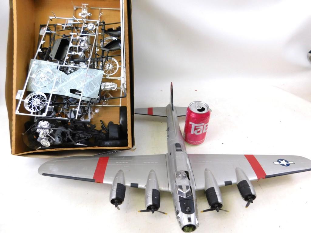 Revell Harley Davidson Motorcycle Model Kit and a Model (1 of 2)