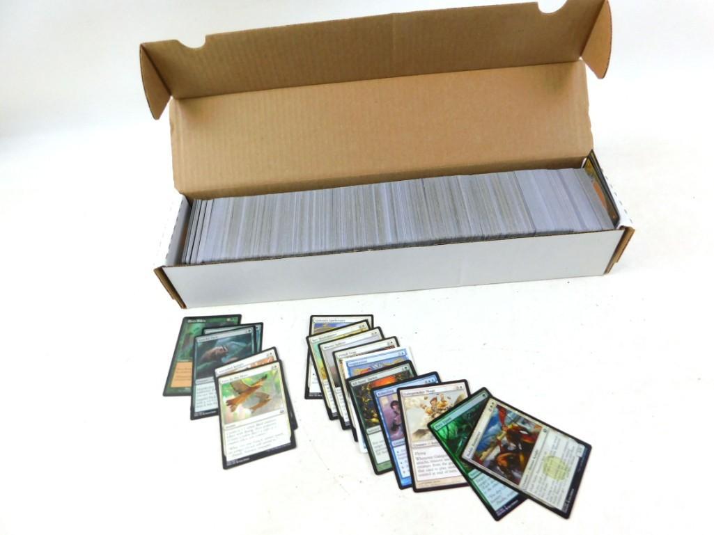 Box of Roughly 1000 Magic The Gathering Game Cards (1 of 3)