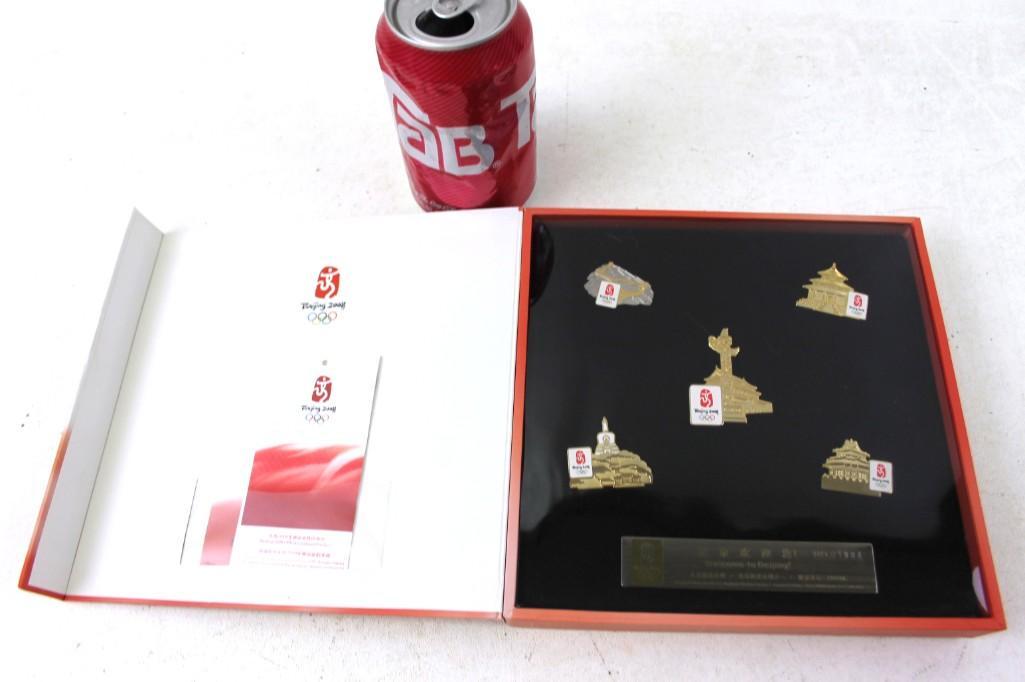 2008 Beijing Olympics Pins in Original Box (1 of 4)