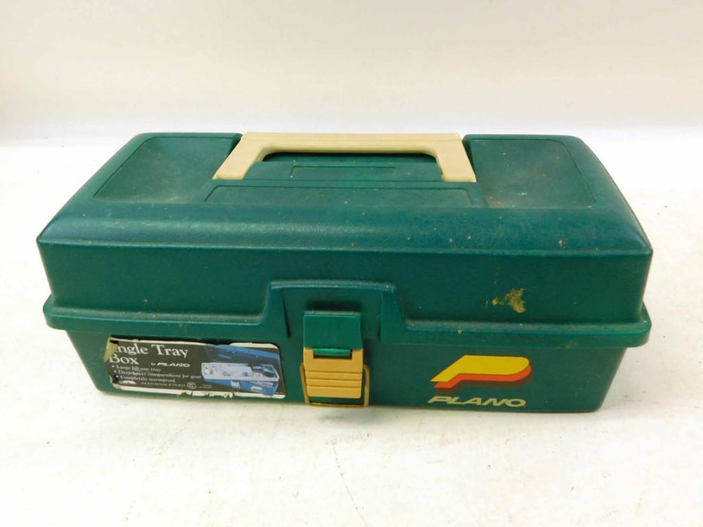 Fishing Tackle Box full of Tackle - lures, bobbers,: Fishing Tackle Box full of Tackle - lures, bobbers, etc.