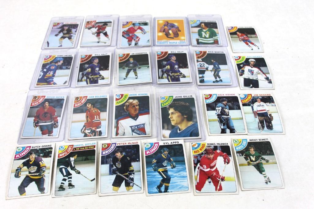 24 Hockey Cards 1970s (1 of 9)