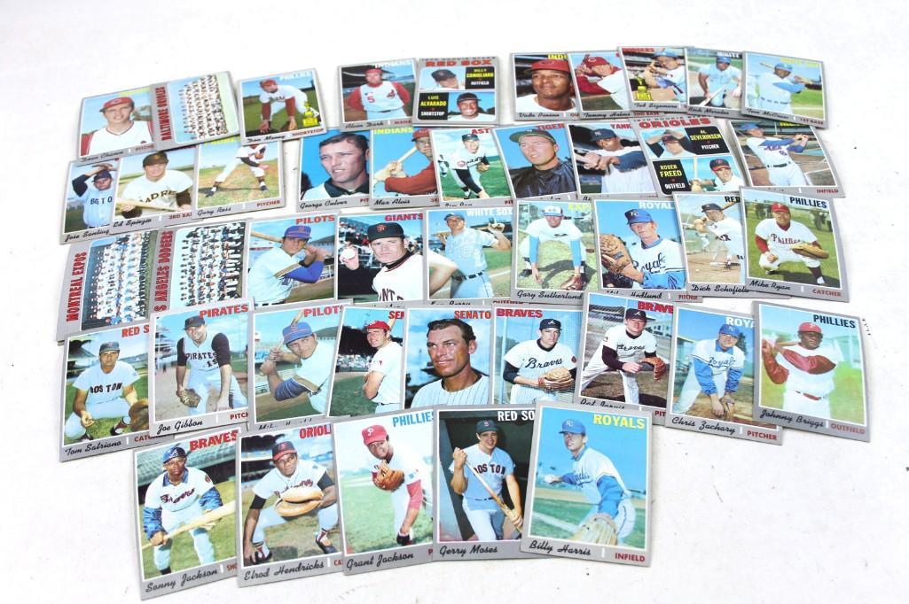 Lot of 1970s Baseball Cards 43 Total (1 of 5)