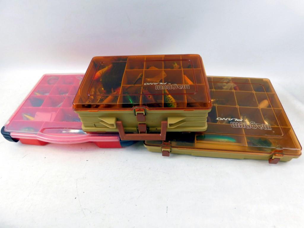 Set of 3 Tackle Boxes with Lures (1 of 6)