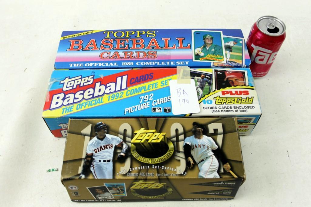 1989 1992 1997 Baseball Card sets not checked, but they (1 of 4)