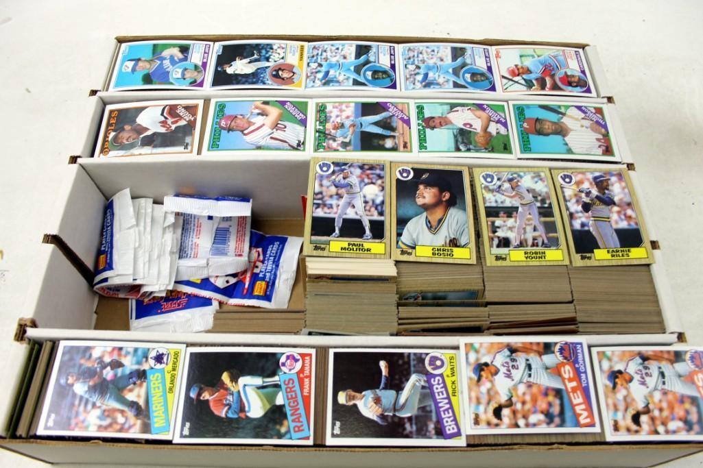 Mostly Topps Baseball cards 1980's - roughly 4000 cards: Mostly Topps Baseball cards 1980's - roughly 4000 cards