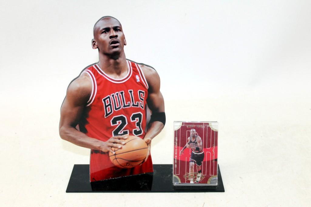 Michael Jordan Acrylic Cut out Display with an Upper (1 of 3)