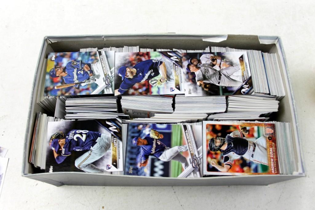 Shoe box full of 2010's decade baseball cards (1 of 1)