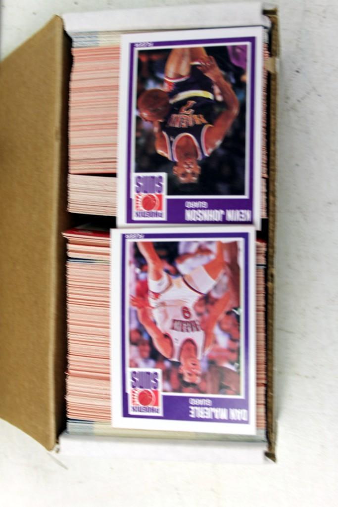 1990 Fleer Basketball card set includes Michael Jordan, (1 of 3)