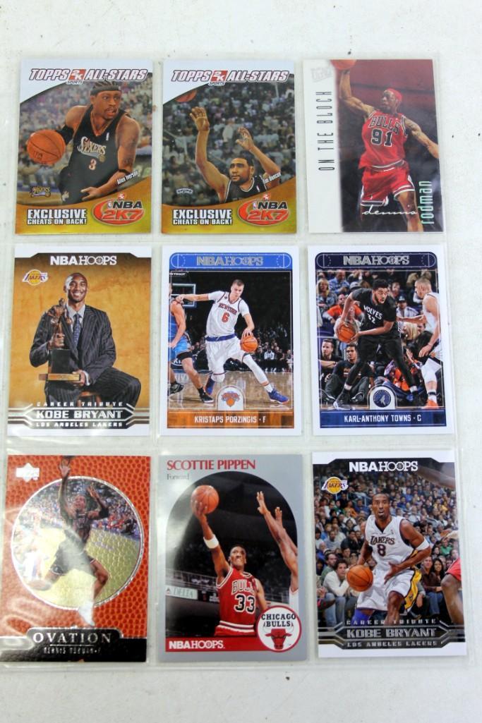 Assorted Kobe Bryant, Scottie Pippen, Dennis Rodman, (1 of 4)