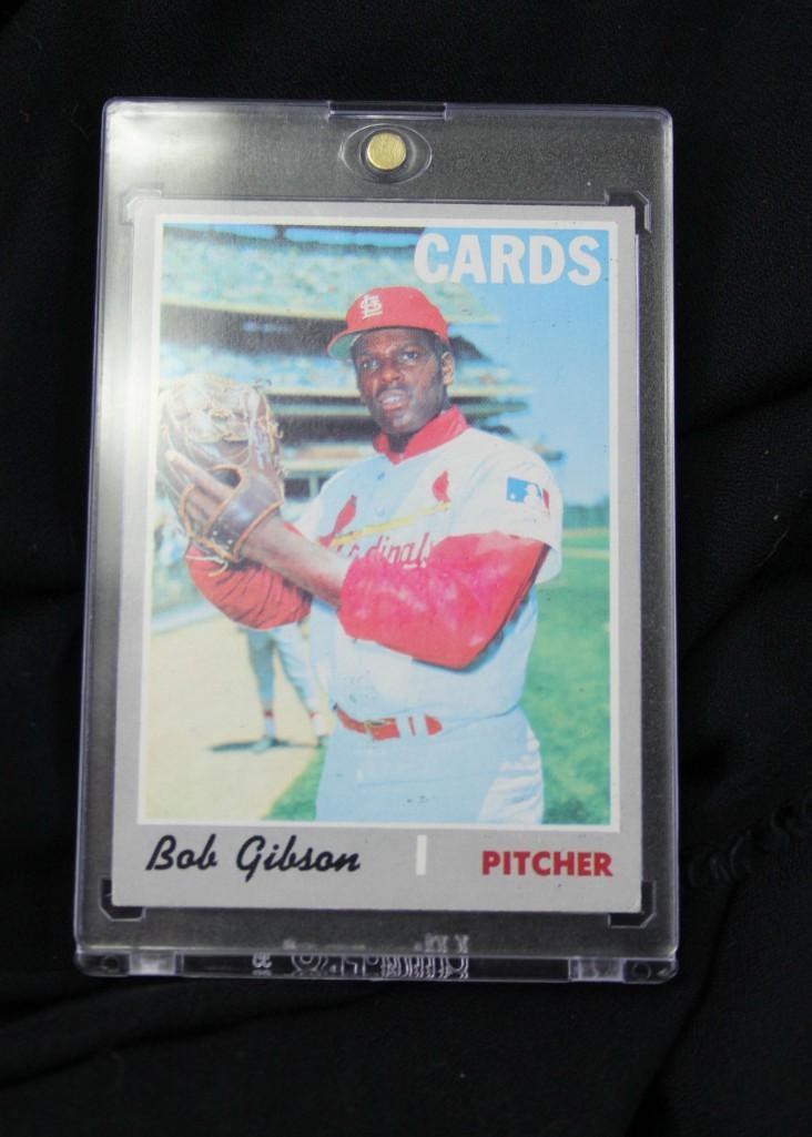 Bob Gibson Baseball Card Topps 530 (1 of 2)