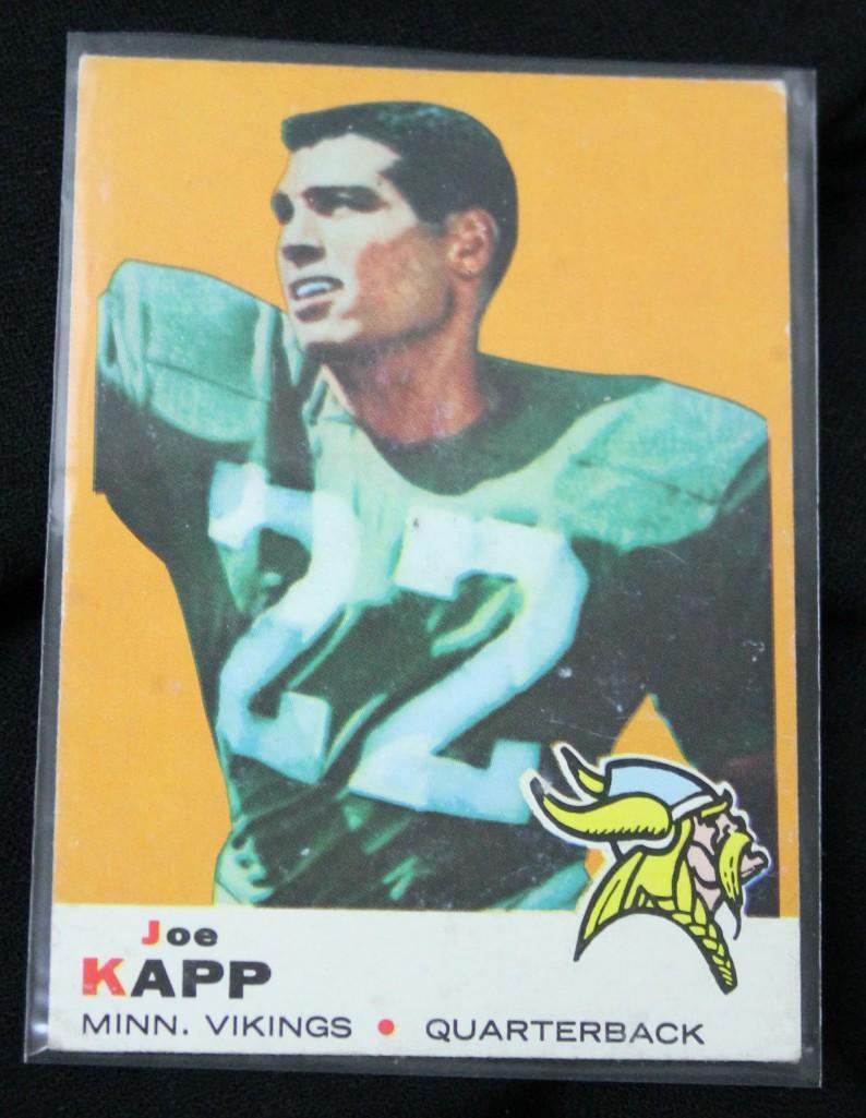 1969 Joe Kapp Topps 35 Football Card (1 of 2)