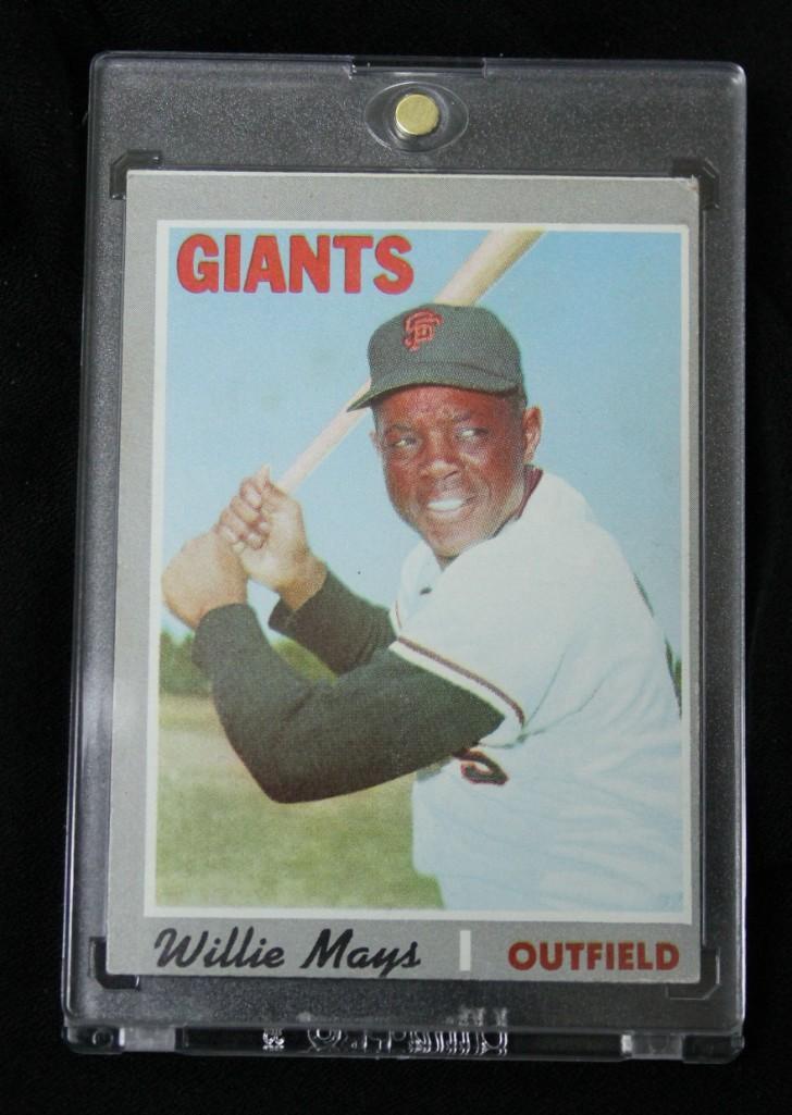 1970 Willie Mays Topps 600 Baseball Card Giants (1 of 2)