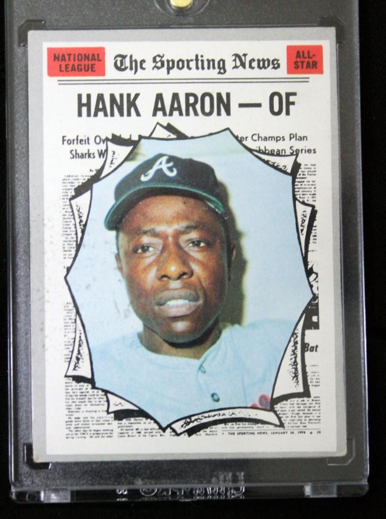 1970 Hank Aaron All Star Topps 462 Sporting News: 1970 Hank Aaron All Star Topps 462 Sporting News