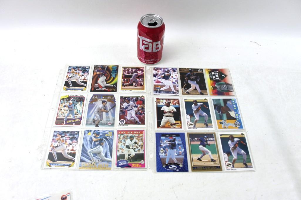 Lot of 18 Baseball Cards incl Tony Gwynn , Reggie (1 of 4)