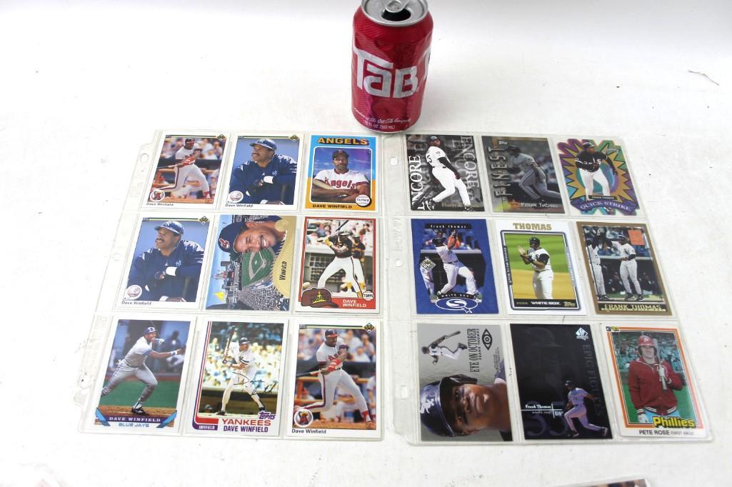 Lot of 18 Baseball Cards incl Pete Rose , Frank Thomas (1 of 4)