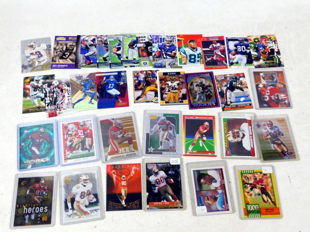Lot of Football Cards including many Jerry Rice, etc. (1 of 5)
