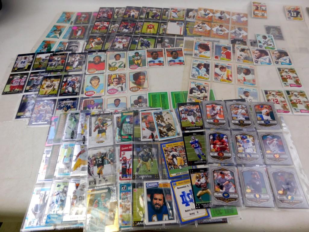 Binder Sleeves full of mostly Baseball and Football (1 of 5)