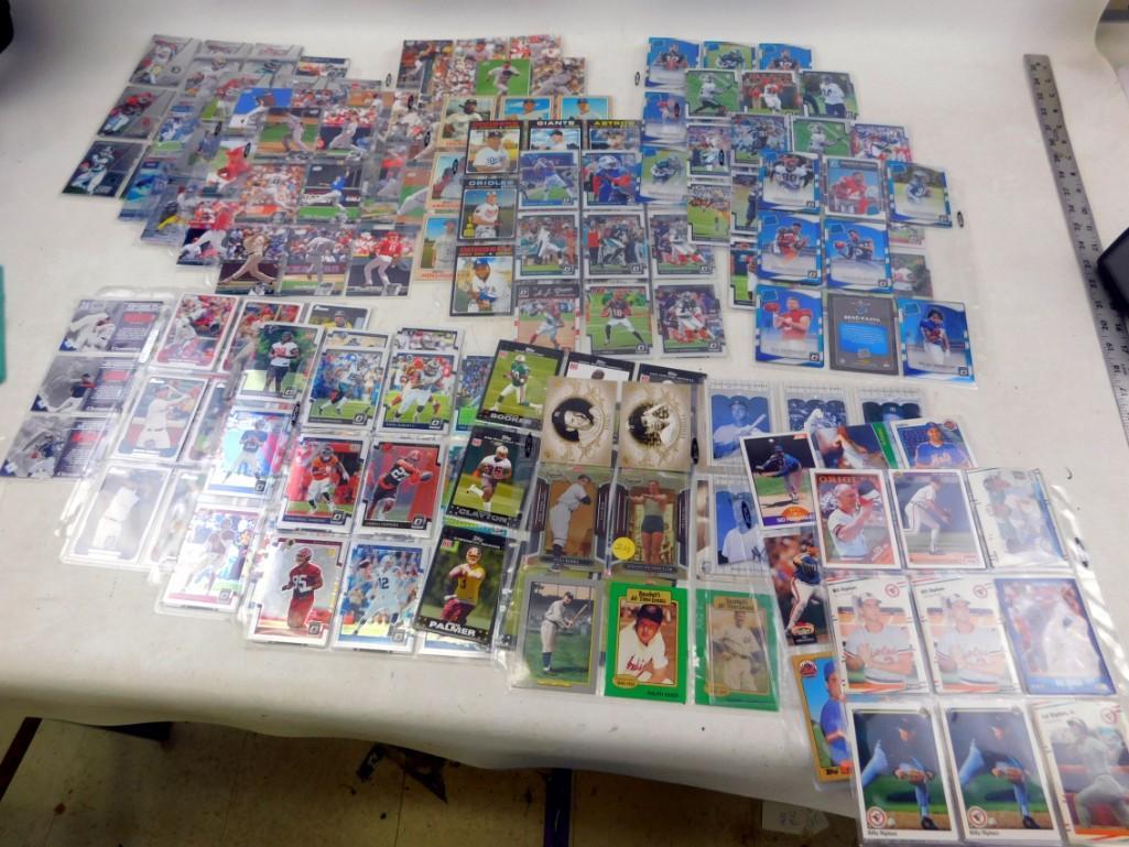 Binder Sleeves full of mostly Football and Baseball (1 of 7)