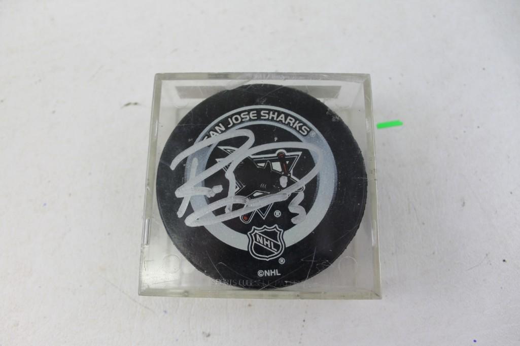 Rob Davison Autographed Hockey Puck - No COA: Rob Davison Autographed Hockey Puck - No COA