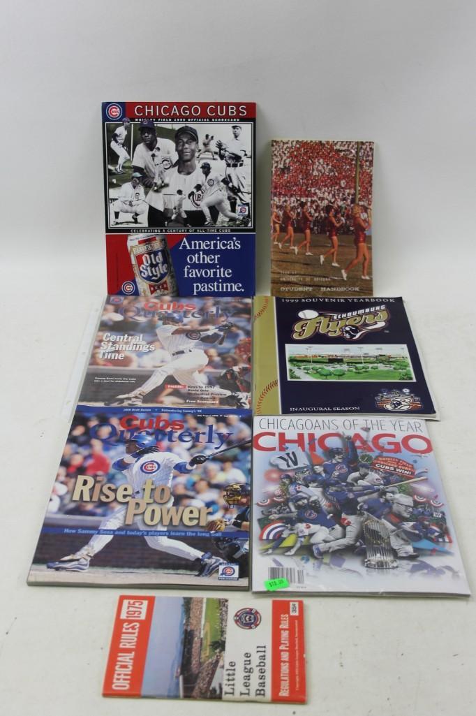 Lot of Chicago Cubs and other Programs and 1975 Little (1 of 5)