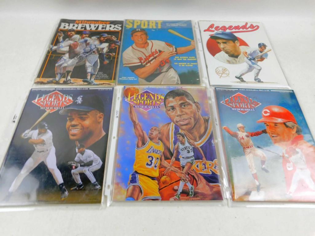 Lot of 6 Sports Magazines Legends, Brewers, Sport, etc. (1 of 9)