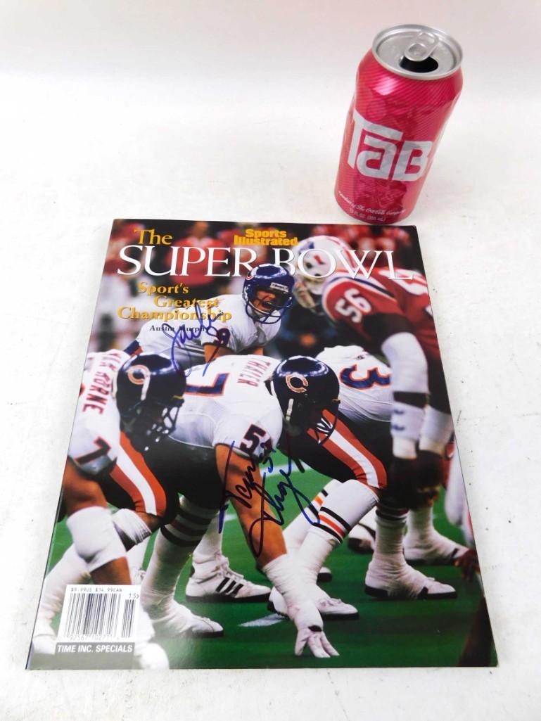 Jim McMahon and Tom Thayer Signed Program No COA (1 of 4)