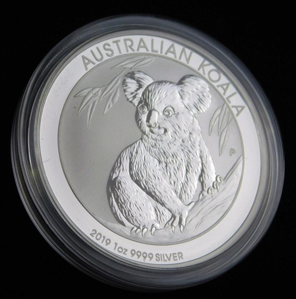 2019 BU Australian Koala Dollar 1 oz Silver Round (1 of 2)