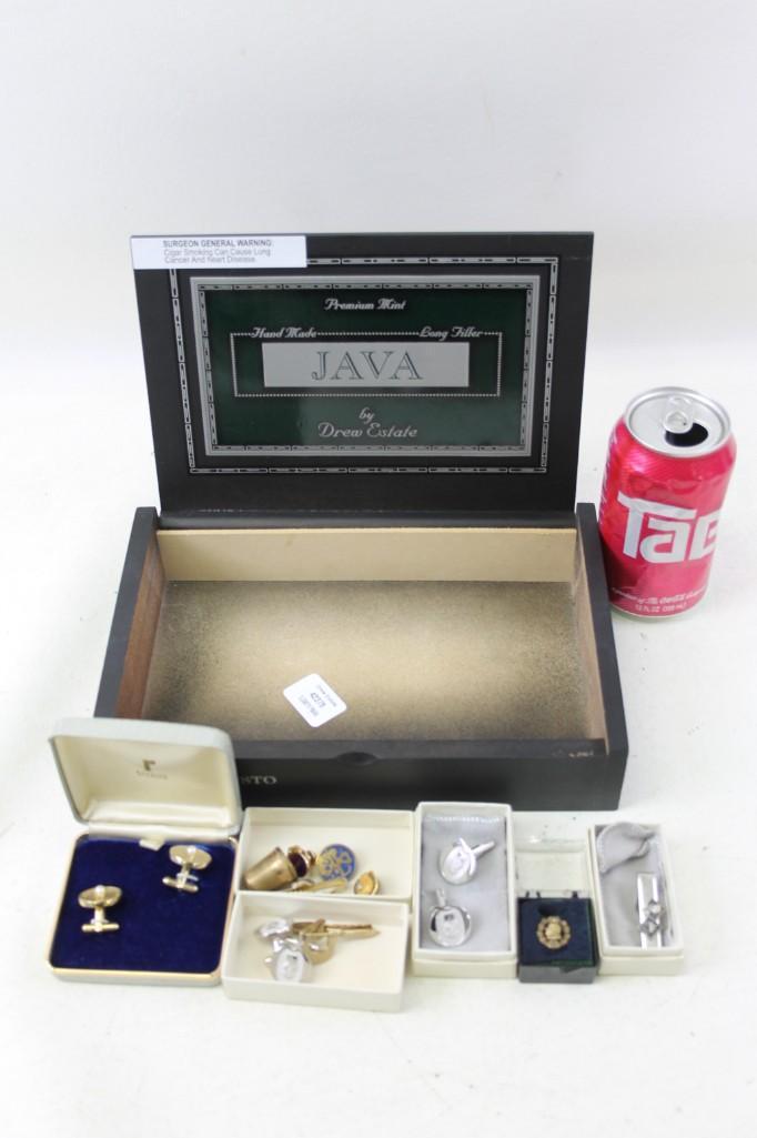 Vintage Smalls incl Cufflinks , Thimble , etc and a (1 of 4)