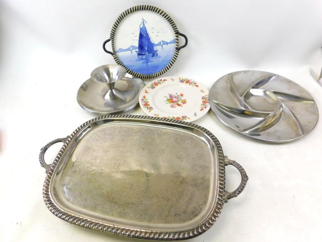 Lot of Plates and Serving Trays (1 of 5)