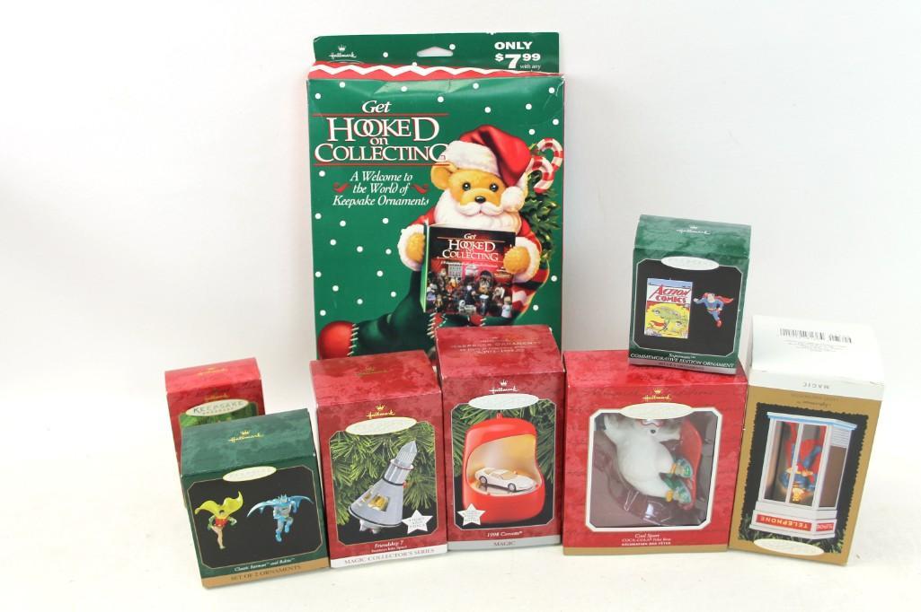 Lot of Hallmark Keepsake Ornaments incl Batman and (1 of 6)