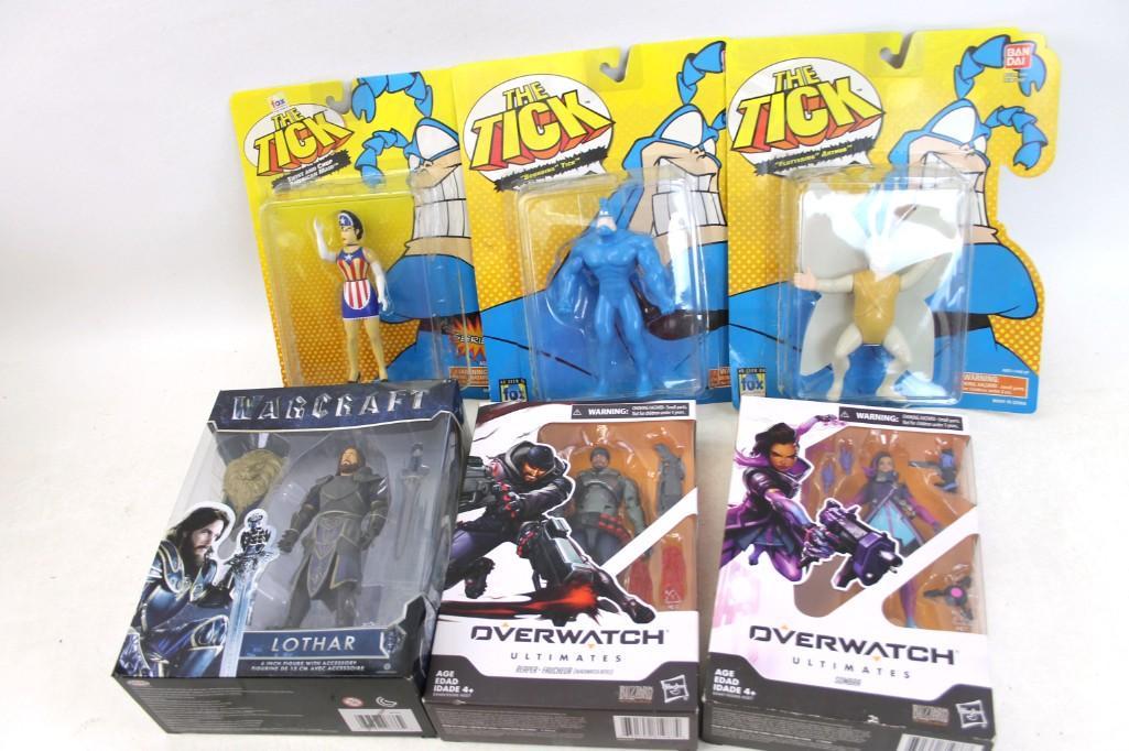 Lot of Action Figures incl The Tick , Warcraft Lothar , (1 of 11)