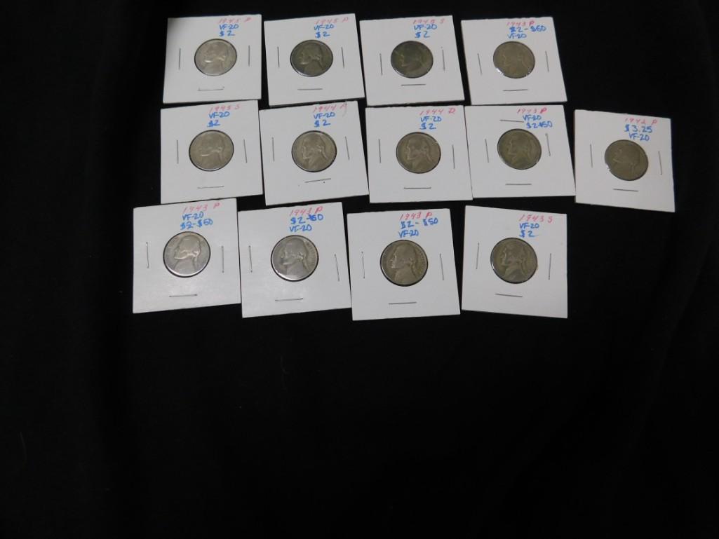 Lot of War Nickels - 35% Silver (1 of 3)
