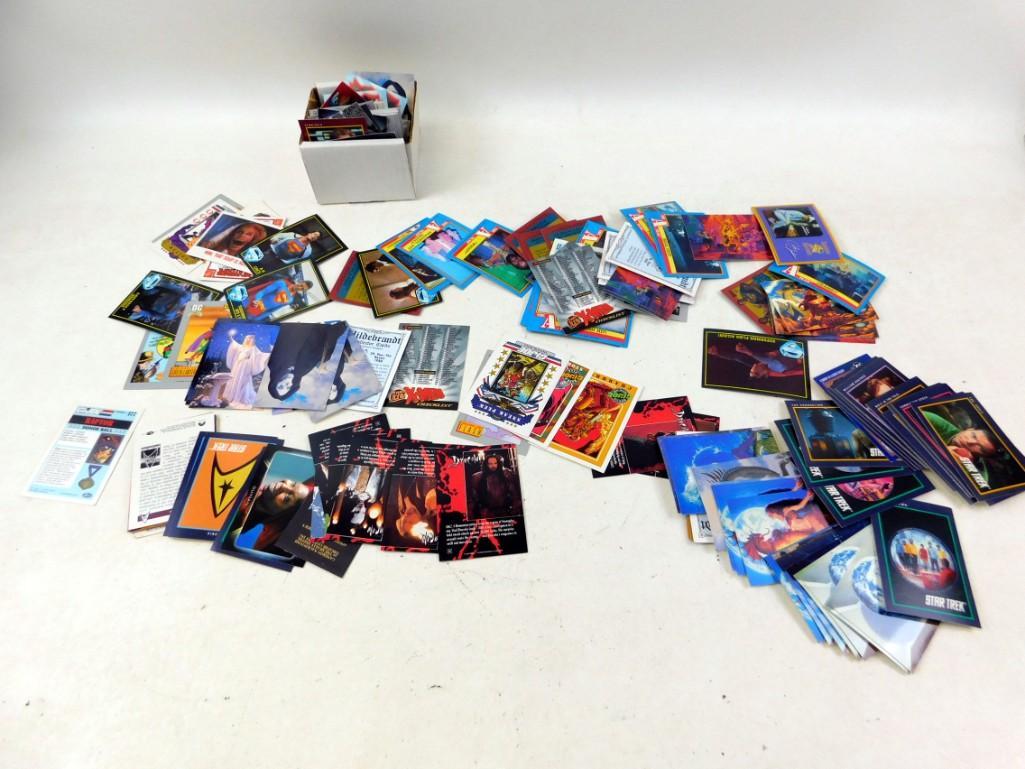 Lot of Collector / Trading Cards including, Star Trek,: Lot of Collector / Trading Cards including, Star Trek, A-Team, Superman, etc.