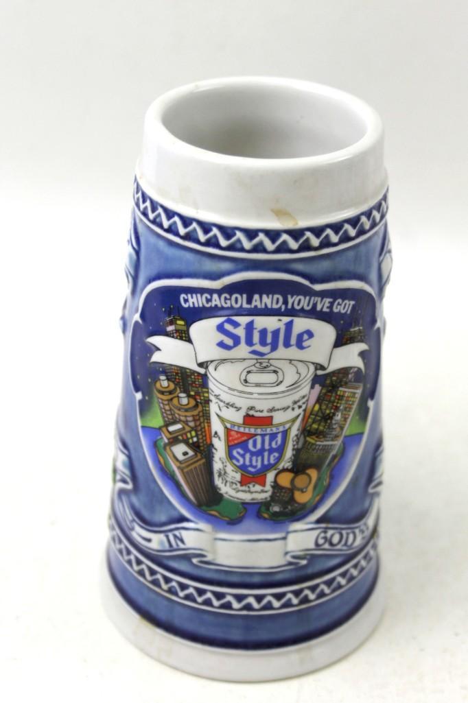 1982 Heileman Old Style Beer Stein: 1982 Heileman Old Style Beer Stein
