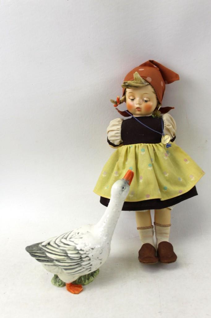 Hummel Goose Girl Porcelain Doll with Soft Body in (1 of 4)