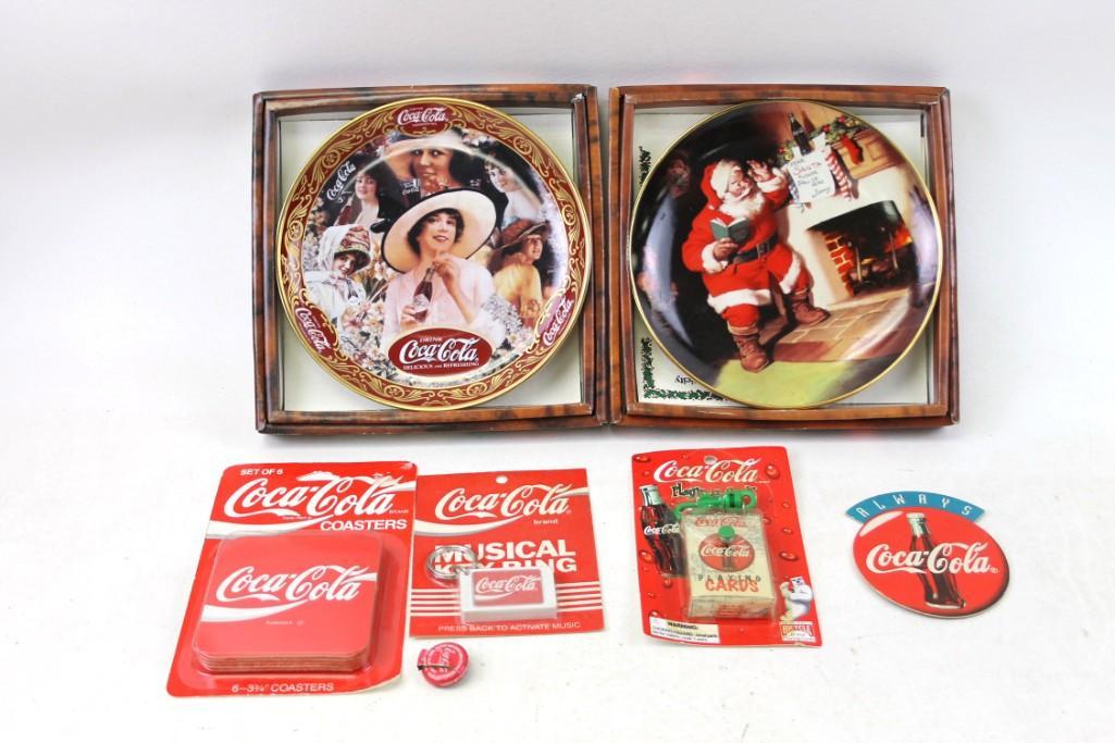 Lot of Coca Cola Collectibles incl 2 Franklin Mint (1 of 9)