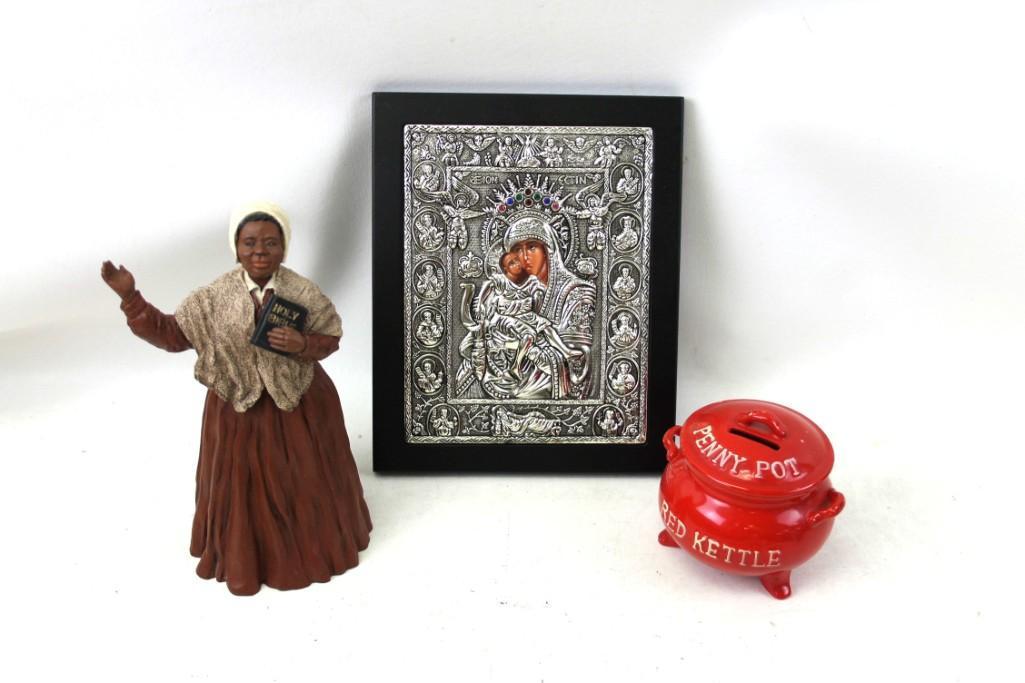 Collectibles Lot incl Sojourner Truth Figurine , Vtg (1 of 4)