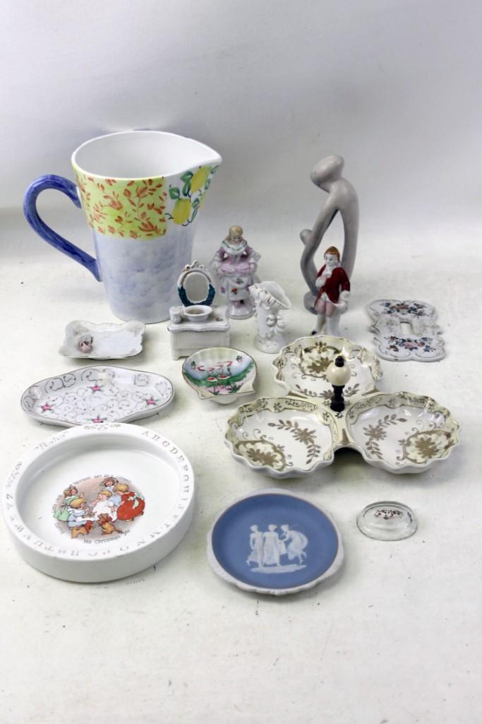 Lot of Misc incl Sculpture , Figurines , China , etc (1 of 7)