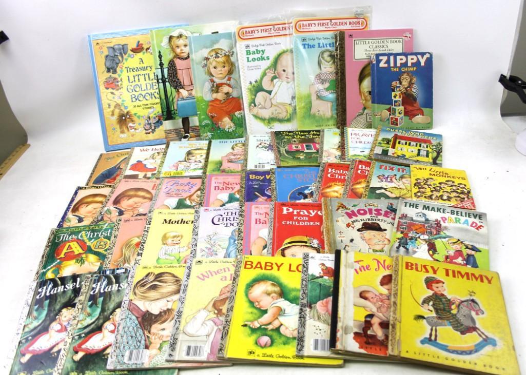 Lot of Mostly Vintage Little Golden Books Plus Some (1 of 5)