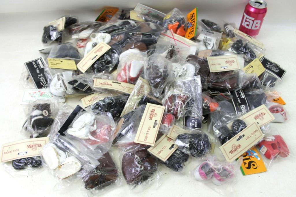 Large Lot of Asst Doll Shoes Most New in Package 90+ (1 of 1)