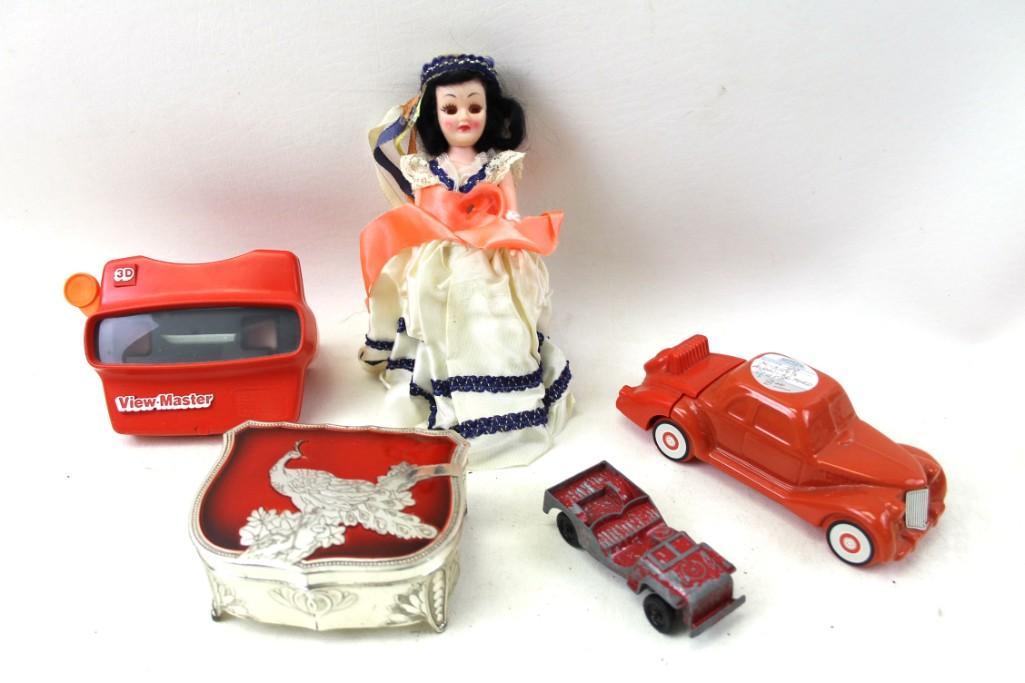 Collectibles Lot incl Trinket Box , Doll , TootsieToy (1 of 6)