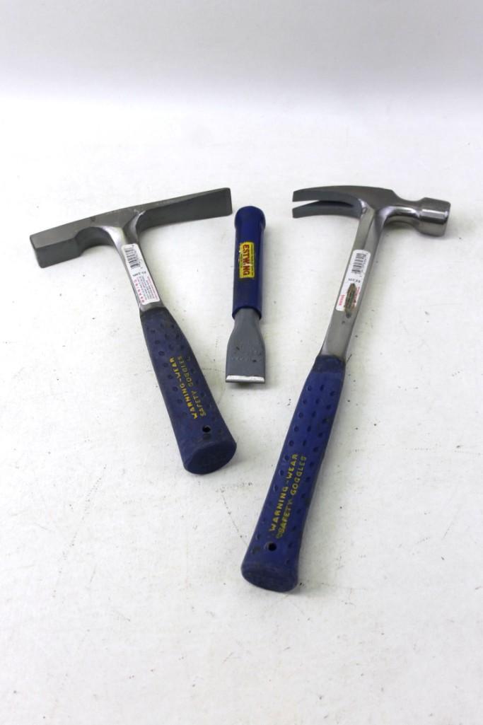 Estwing Tools incl Hammer , Pickaxe , and Chisel (1 of 2)