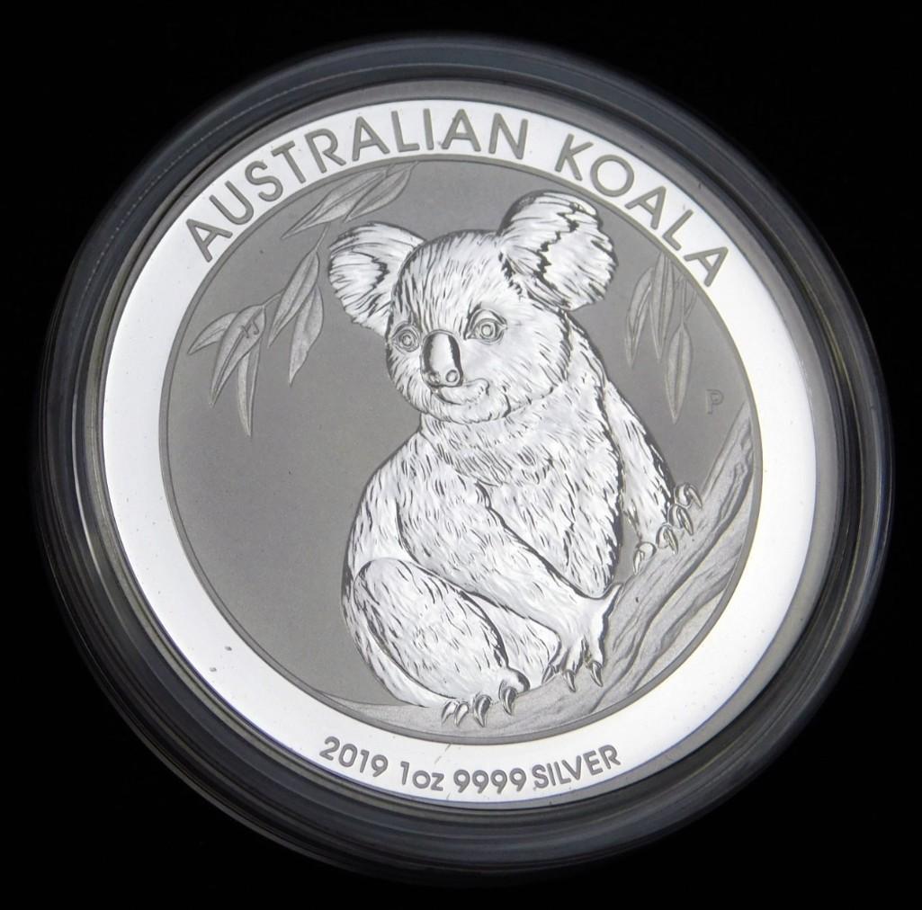 2019 BU Australian Koala Dollar 1 oz Silver Round (1 of 2)