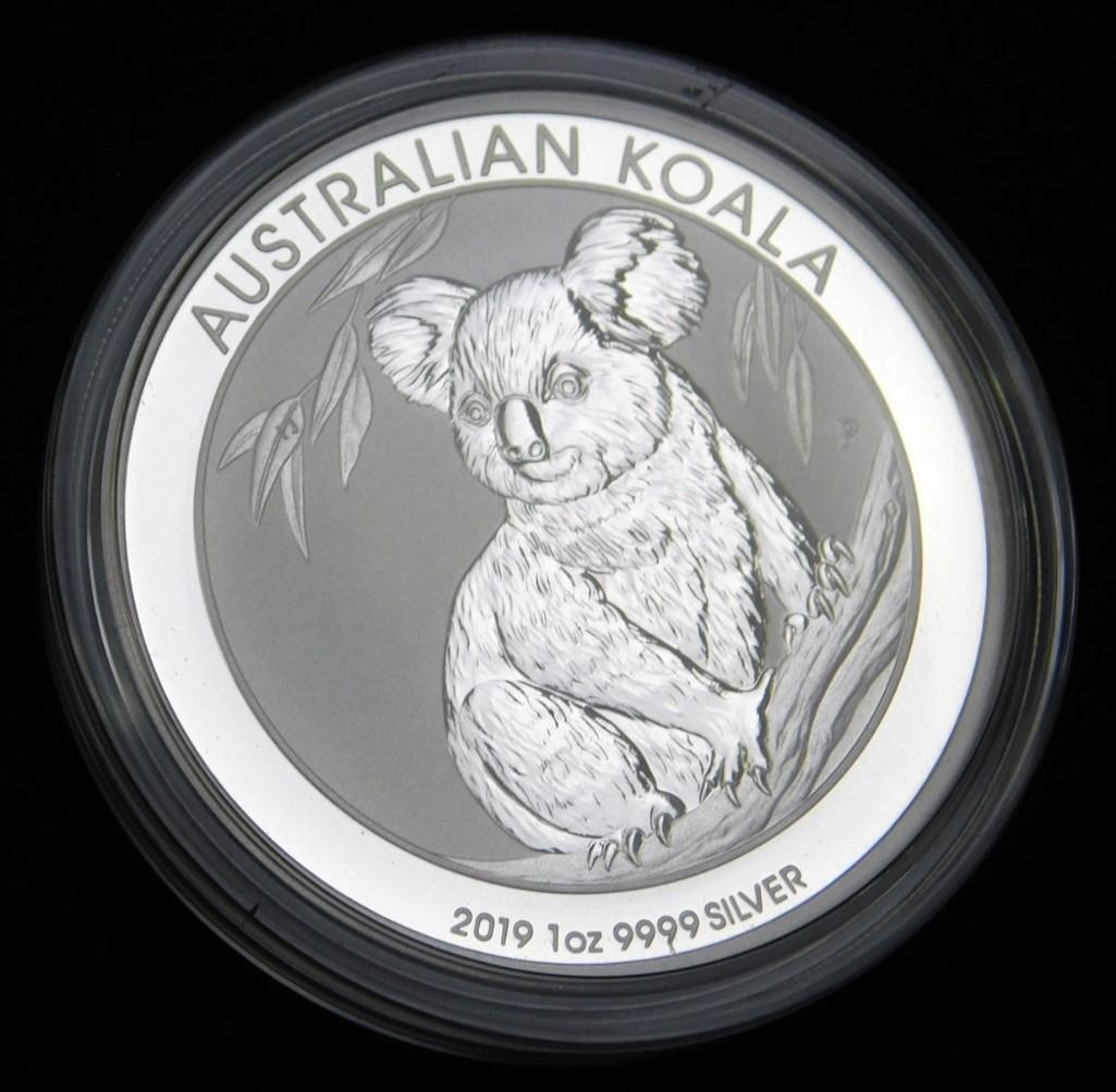 2019 BU Australian Koala Dollar 1 oz Silver Round (1 of 2)